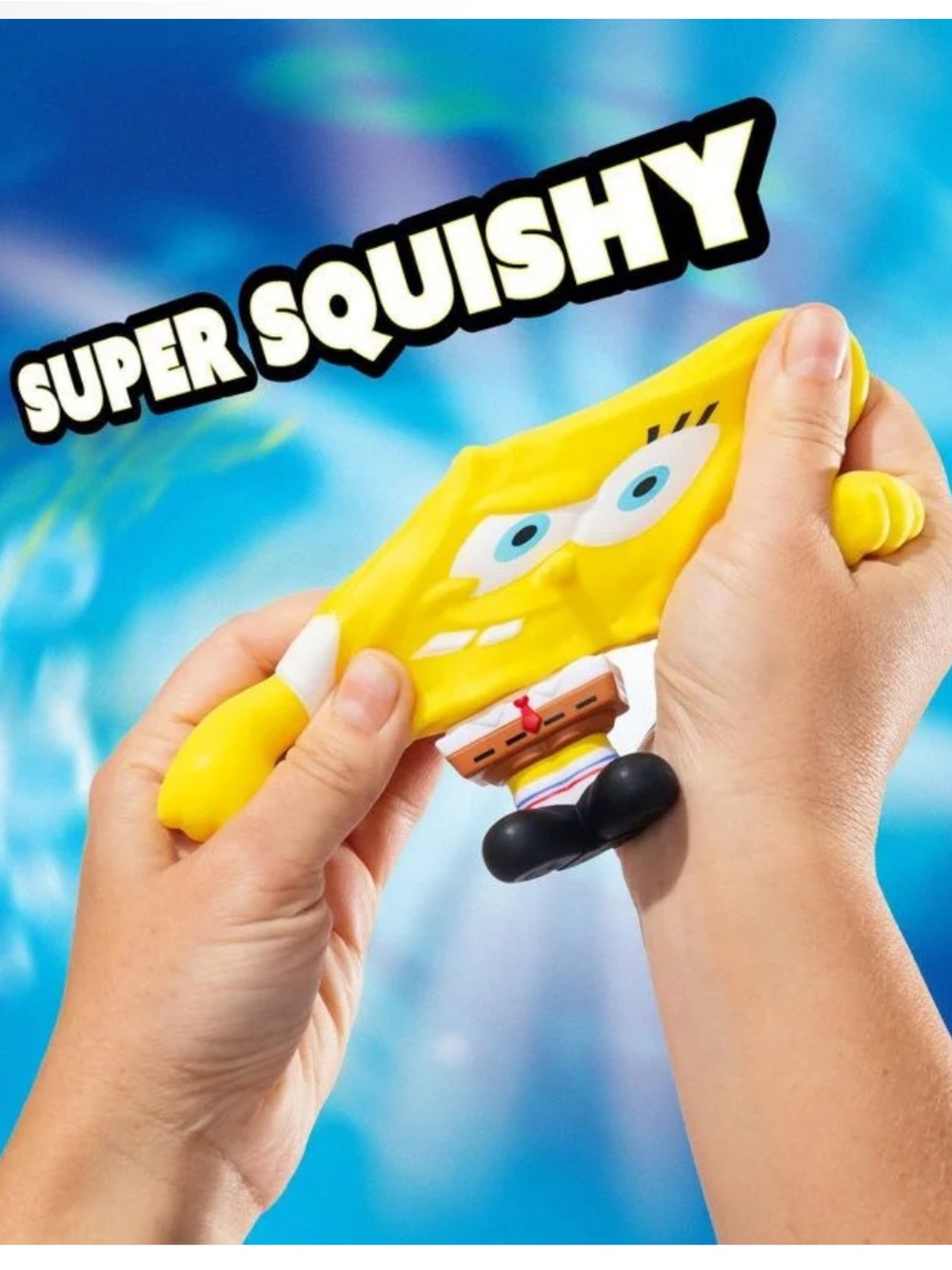 2pc LOT •STRETCH ARMSTRONG• SpongeBob SquarePants + Patrick Squish Toys >> NWT - Picture 10 of 14